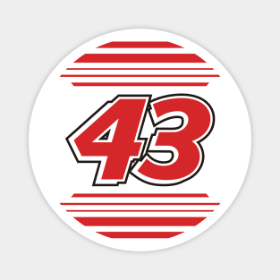 Daniel Dye #43 2024 NASCAR Design Magnet